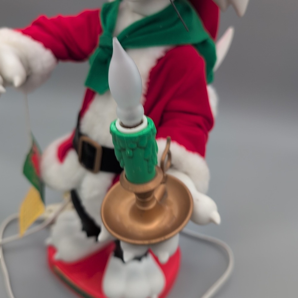 Looney Tunes Sylvester Motionette Cat Animated 1997 Christmas Santa VTG WORKS - Picture 16 of 17